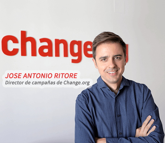 Director de campañas Change.org, José Antonio Ritoré