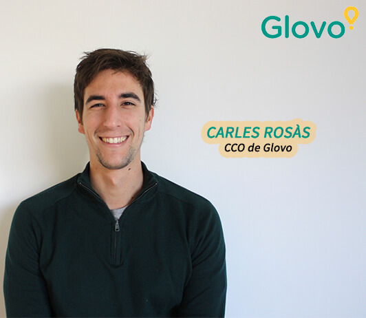 Carles Rosas Entrevista al CCO de Glovo