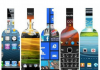 Botellas digitales sobre marketing de vino