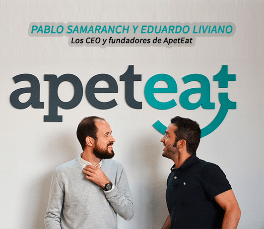 Los CEO y fundadores de ApeatEat - Pablo y Eduardo