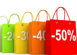 Bolsas de rebajas con descuentos