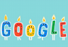 Google con velas