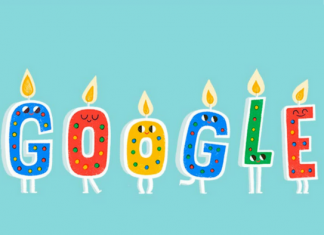 Google con velas