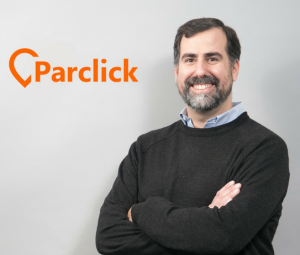 Aparece Luis Paris Cofundador de Parclick y el logo de la empresa