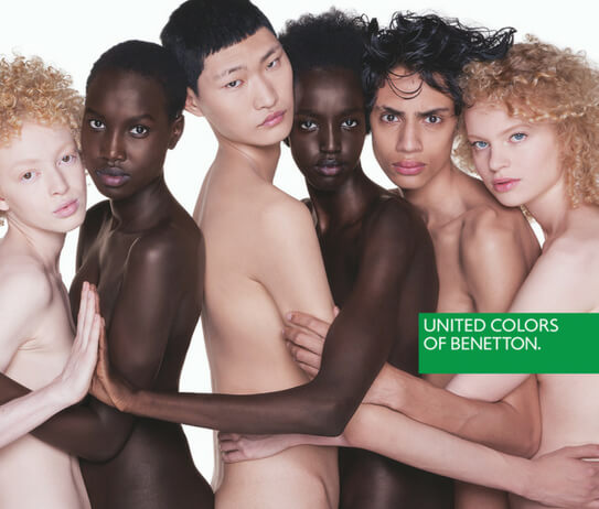 Â¿Un anuncio de ropa sin ropa? SÃ­, asÃ­ es la nueva campaÃ±a de United Colors of Benetton.