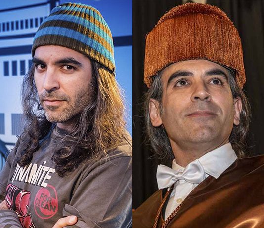 ¿Puede un hacker ser un doctor «Honoris Causa»? Izq. Chema Alonso. Dech Después de su nombramiento (Cinco Días)