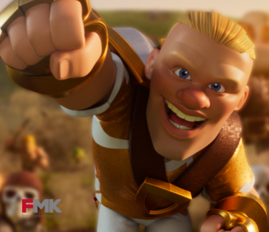 Haaland en el juego "Clash of Clans" para smartphones